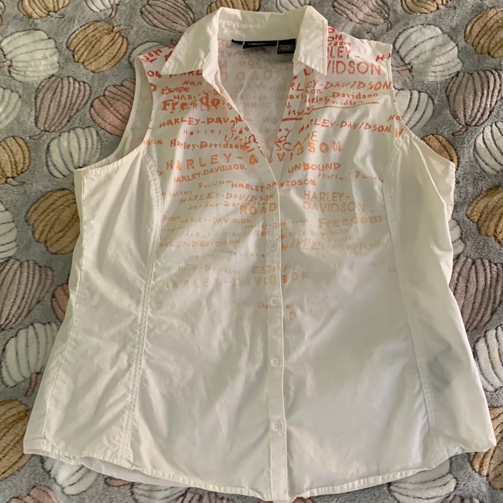 Harley Davidson blouse top size xl never worn
